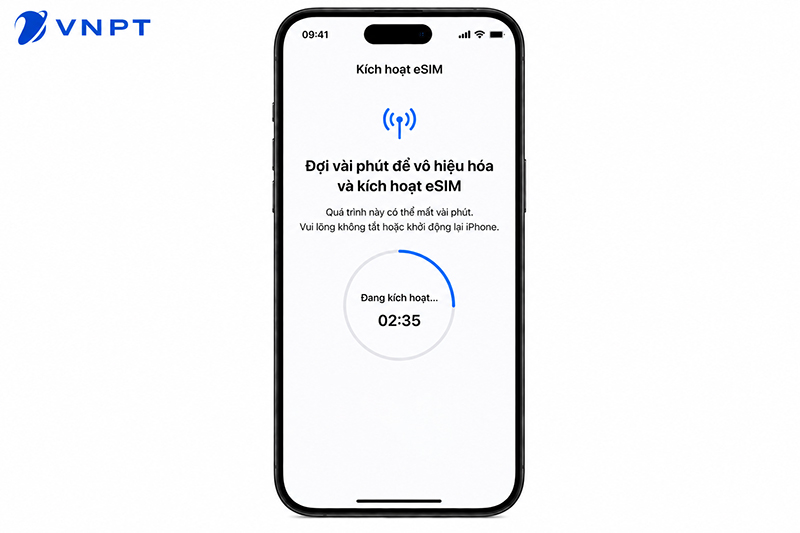 Vô hiệu hóa eSIM và kích hoạt