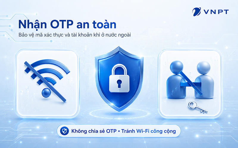 Không chia sẻ OTP, hạn chế Wi-Fi công cộng và lưu phương án dự phòng cho các tài khoản quan trọng.