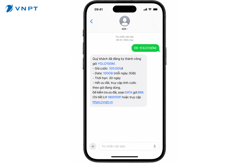 Chờ tin nhắn phản hồi từ hệ thống