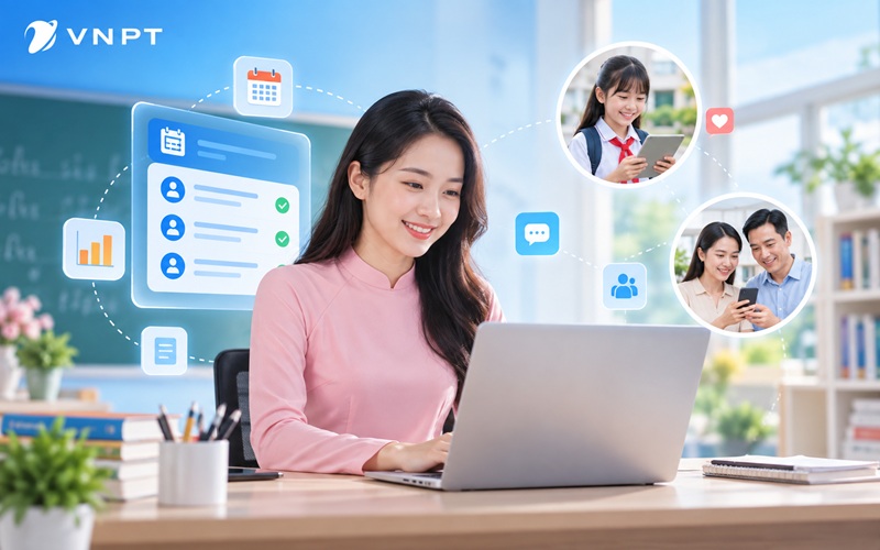 Sổ chủ nhiệm online hỗ trợ số hóa các công việc hành chính và kết nối hiệu quả giữa giáo viên, học sinh, và phụ huynh.