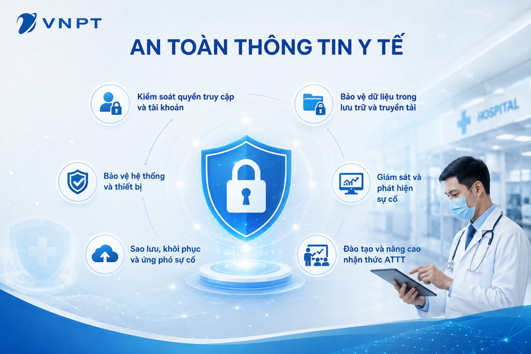 6 cách đảm bảo an toàn thông tin y tế mà cơ sở y tế nên áp dụng