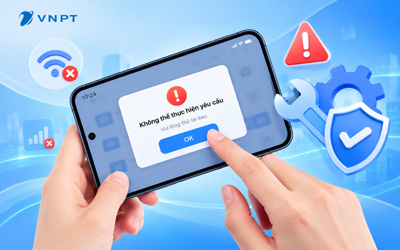 Lỗi khi thực hiện yêu cầu