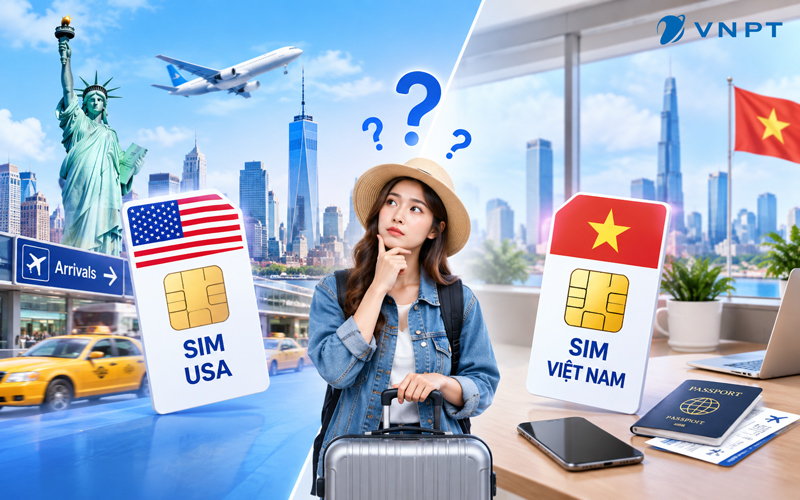 Bạn có thể mua SIM điện thoại du lịch Mỹ ở Mỹ hoặc ở Việt Nam