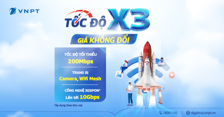 Đăng ký Internet VNPT, trúng ngay ngàn quà hấp dẫn
