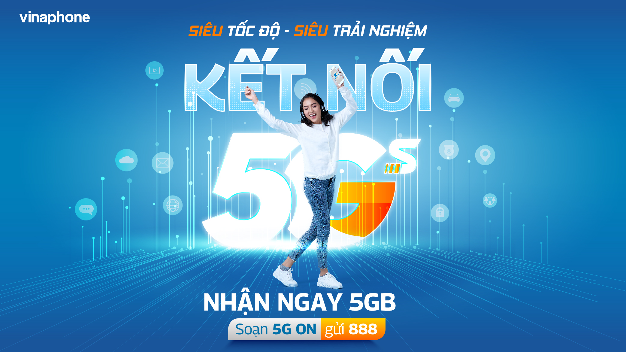 Kết nối 5G - Nhận ngay 5GB Data