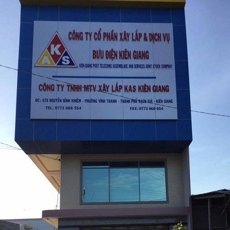 Thông báo về việc không tổ chức đấu giá cổ phần Công ty Cổ phần Xây lắp và Dịch vụ Bưu điện Kiên Giang (Công ty KAS) do VNPT sở hữu