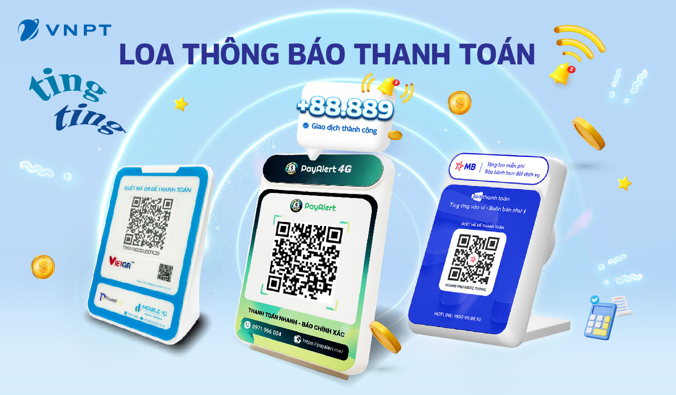Giải pháp Loa thông báo thanh toán
