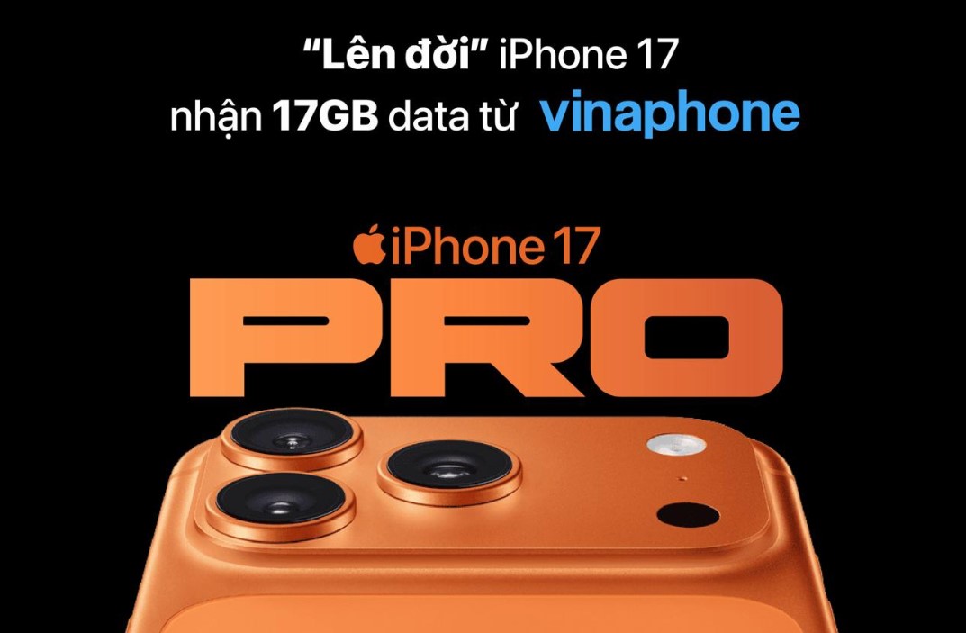 Nâng cấp iPhone 17 – Nhận ngay 17GB Data miễn phí!