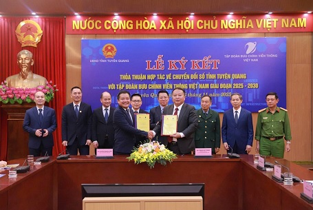 Tập đoàn VNPT và UBND tỉnh Tuyên Quang ký kết Thỏa thuận hợp tác về Chuyển đổi số giai đoạn 2025-2030