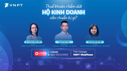 VNPT Vinaphone tổ chức đối thoại cùng chuyên gia giới thiệu giải pháp chuyển đổi hình thức kê khai thuế cho Hộ kinh doanh