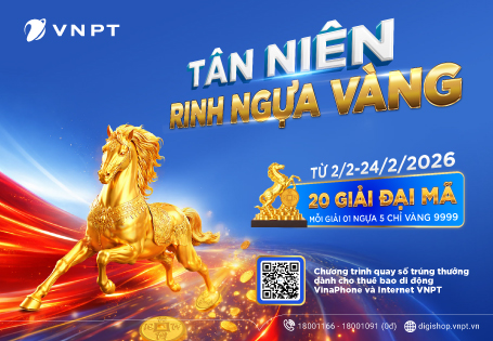 Khai xuân như ý - Rinh đại mã vàng với VNPT