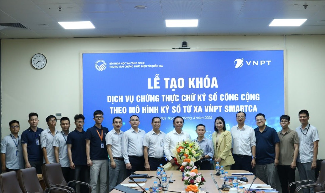 VNPT SmartCA tiếp tục được Bộ Khoa học và Công nghệ cấp chứng thư số mới