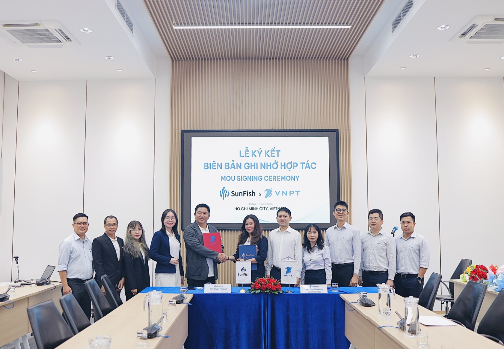 VNPT hợp tác tích hợp eContract và SmartCA trên nền tảng SunFish HR