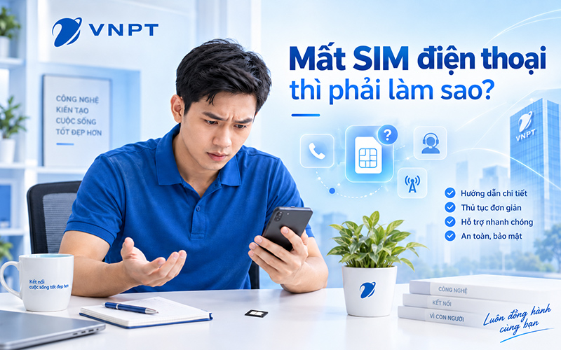 Mất SIM điện thoại thì phải làm sao? Hướng dẫn khóa và làm lại SIM