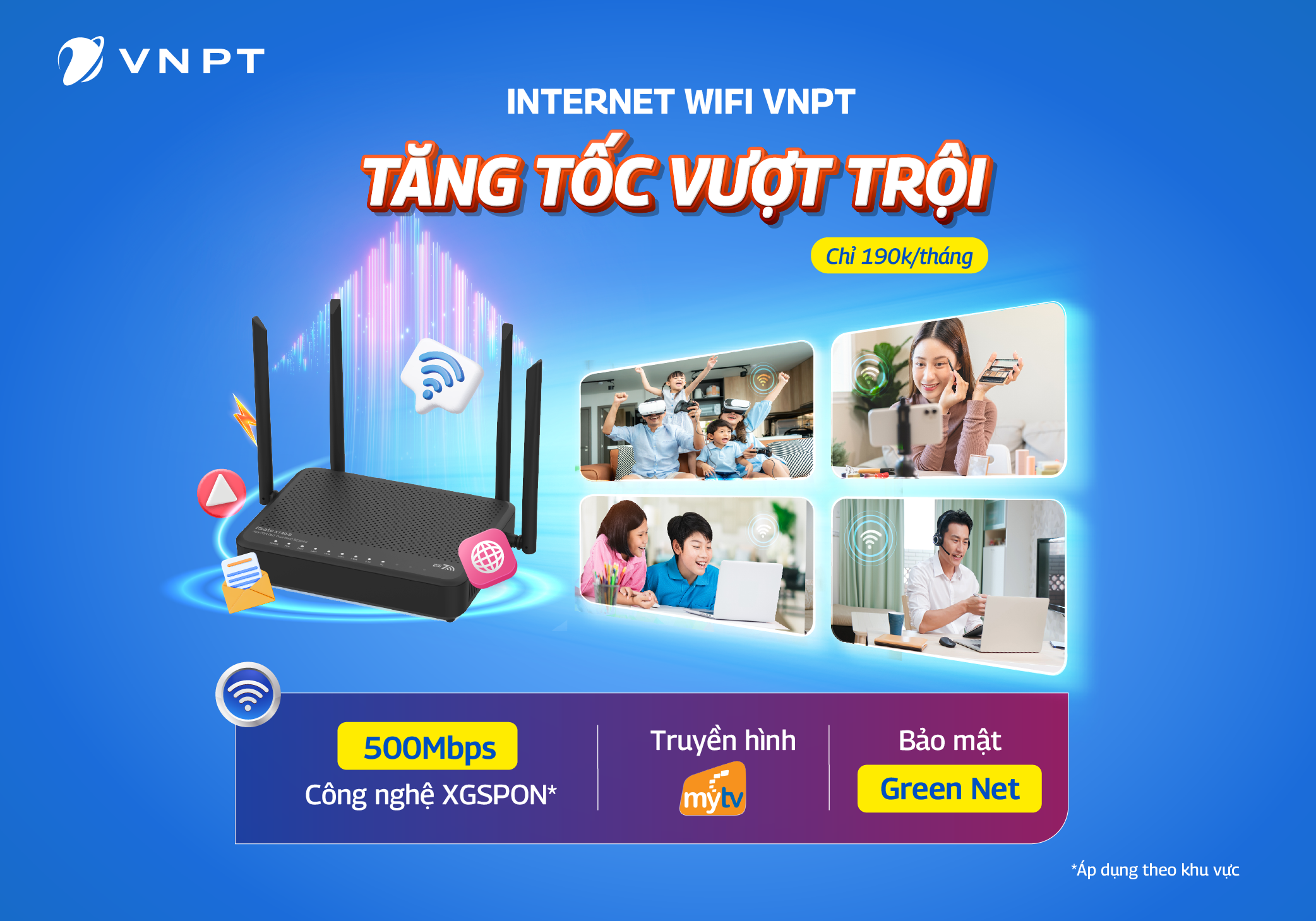 VNPT thông báo điều chỉnh gói cước Internet từ 1/10/2026