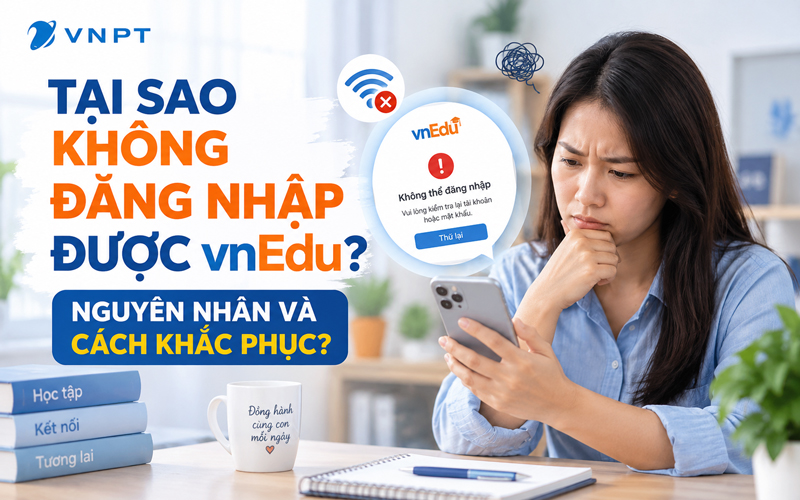 Tại sao không vào được vnEdu? Nguyên nhân và cách xử lý