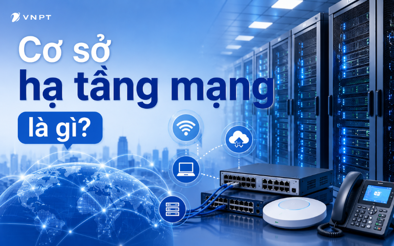 Cơ sở hạ tầng mạng là gì? Thành phần, vai trò và cách triển khai cho doanh nghiệp